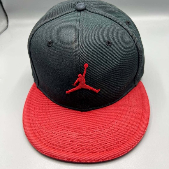 Air Jordan Hat Men 7 3/8 Navy Red Embroidered Logo Jumpman  Air‎ Jordan Hat Men 7 3/8 Navy Red Embroidered Logo Jumpman Fitted Cap